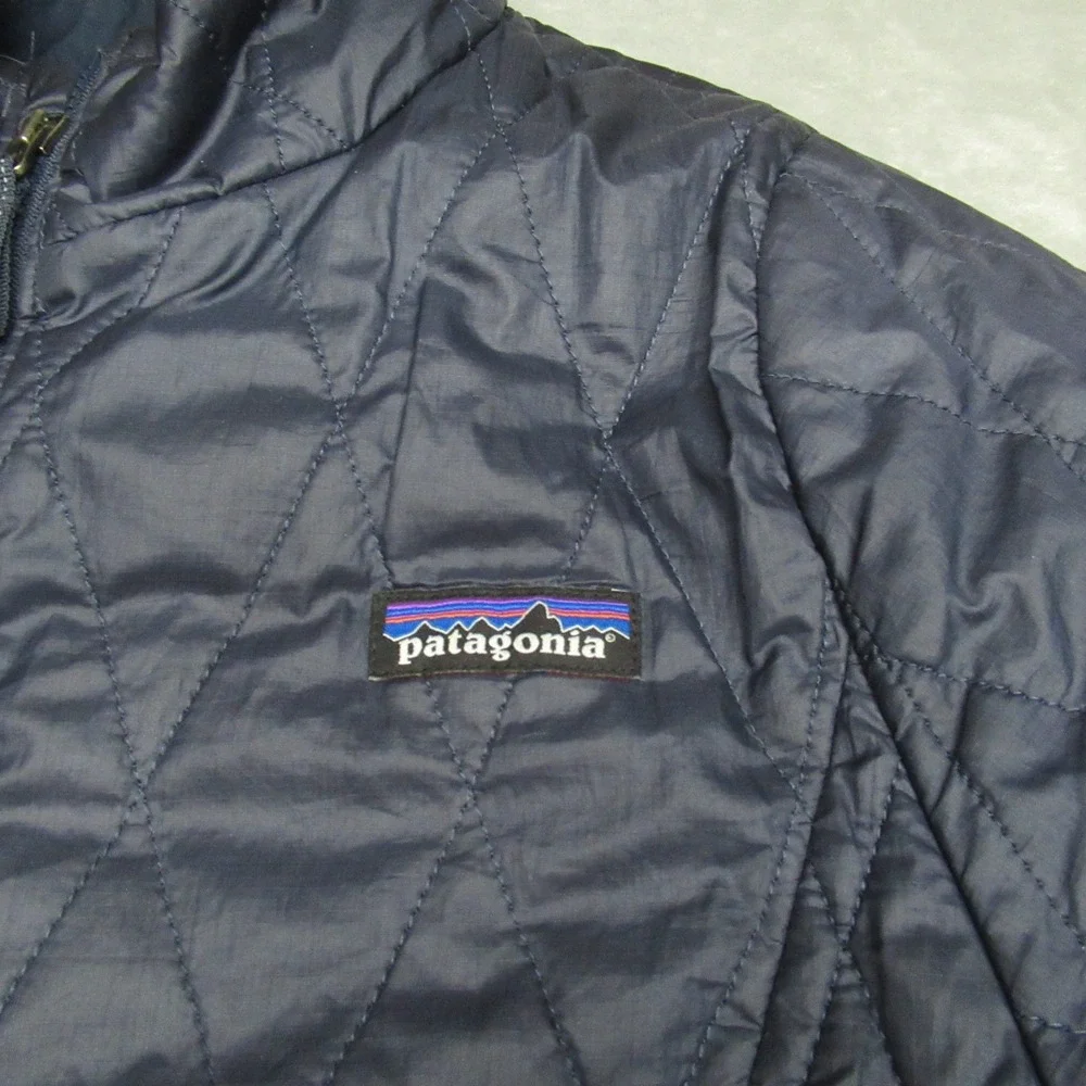 Patagonia Nena Jacket‎ Kids Large Blue Insulated Quilted Primaloft Light Puffer
